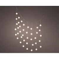 Lumineo LED Parasol Partylight Buiten L120cm Zwart zwart Kunststof Lichtsnoer