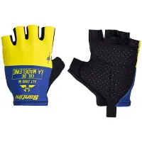 Santini Maillot Jaune Col De La Madeleine 2025 Korte Handschoenen