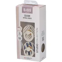 BIBS Studio Speen - Pin & Block Steel Blue Mix Spenen