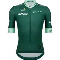 Santini Tour De France Official Green 2025 Korte Mouw Wielertrui