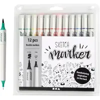 Creativ Company Sketch Marker Standaard 12-set