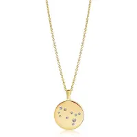 Sif Jakobs Jewellery Dames-Ketting 925 Zilver gerhodineerd Zirkonia One Size Tweelingen 87604527