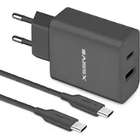 Xssive Power Adapter met USB-C naar USB C Kabel - 20W Fast en Quick Charge - Universeel