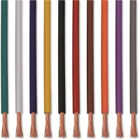 Quadrios 22CW007 Draad 1 x 1.5 mm² Wit, Blauw, Bruin, Oranje, Groen, Geel, Grijs, Violet, Zwart, Rood 1 set(s)