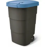 Prosperplast WHEELER 95 L afvalbak - blauw