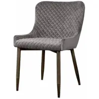 Tower Living Oledo Stoel - fabric Bluvel 14 grey