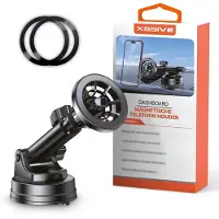 Xssive Telefoonhouder Auto Zuignap - Dashboard en Voorruit - Geschikt voor MagSafe autohouder - GSM Houder Auto Magneet - 360 Graden Draaibaar - Telefoonhouders Auto Magnetisch
