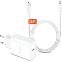 Xssive Snel Oplader met 2 Meter geschikt voor Apple Lightning Oplader Kabel - Origineel