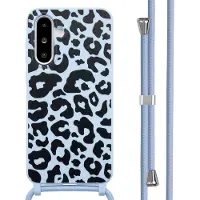 IMoshion Siliconen design hoesje met koord voor de Samsung Galaxy A36 / A56 - Animal Lila
