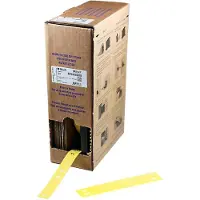 Brady BM-10x60-7643-YL polyurethaan tags geel | 10 mm x 60 mm (origineel)