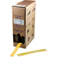 Brady BM-10X75-7598-YL polyester tags geel 10 mm x 75 mm (origineel)