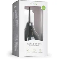 EasyToys Anaal Douche – Geschikt voor Anaal en Vaginaal Gebruik – Grote Intieme Reiniger voor Mannen en Vrouwen – 200 ML - Zwart