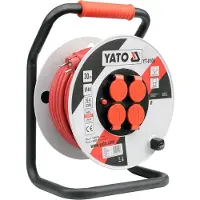 YATO Kabelhaspel - - YT-8106 - Metaal - 30 m - 3 x 2,5 mm²