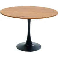 Kare design Eettafel Schickeria Ø110cm eik en zwart