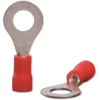 Quadrios 22C443 Ringkabelschoen Dwarsdoorsnede (max.): 1.5 mm² Schachtdiameter: 6.5 mm Deels geïsoleerd Rood 1 set(s)