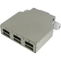 Logilink LWL DIN-rail-lasdoos FB5000, LC- of SC-koppelingen