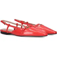 Lina Locchi Dames Hakken 010-22 - Rood - Maat 38