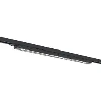 QAZQA Moderne plafondlamp zwart voor railsysteem 1-fase 15W 1170 lm 3000K - Iconic Tsiri