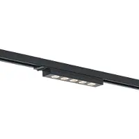 QAZQA Moderne plafondlamp zwart voor railsysteem 1-fase 5W 370 lm 3000K - Iconic Tsiri