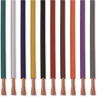 Quadrios 22CW001 Assortiment draden 1 x 0.14 mm² Wit, Blauw, Bruin, Oranje, Groen, Geel, Grijs, Violet, Zwart, Rood 1 set(s)