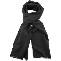 Collection JB - Sjaals - unisex sjaal uni viscose zwart langwerpig - zwart
