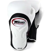 Twins special BGVL 6 Bokshandschoenen – Echt Leer – Muay Thai & Kickboksen – WitZwart – 14oz