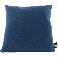 Extreme Lounging - b-cushion teddy - lounge- en sierkussen - voor binnen - zachte teddy stof - 43x43cm - Navy