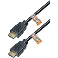 MaxTrack HDMI kabel - versie 2.0 (4K 60Hz + HDR) - CU koper aders / zwart - 5 meter