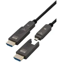 MaxTrack HDMI active optical cable (AOC) | Micro HDMI/HDMI | HDMI2.1 (8K 60Hz + HDR) | 15 meter