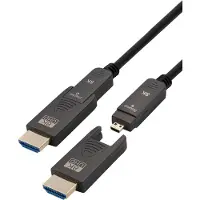 MaxTrack HDMI active optical cable (AOC) | Micro HDMI/HDMI | HDMI2.1 (8K 60Hz + HDR) | 50 meter