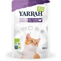 Yarrah 14x Bio Kattenvoer Kalkoen 85 Gr