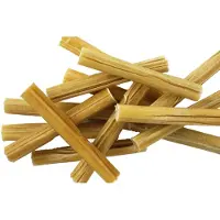 Petsnack - Hondensnack - Geperste Kauwstaaf - Gedroogde Buffelhuid - 12.5X1.5 cm - 25 stuks