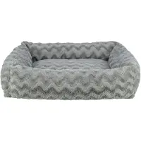 Trixie Be Eco - Vital Hondenmand Loki - Orthopedisch - Soft Edition - Gerecycled Polyester - Grijs - 50X35 cm