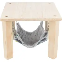 Trixie - Schuilplaats Met Hangmat - Sunny - Assorti/Grijs - 28X28X24 cm