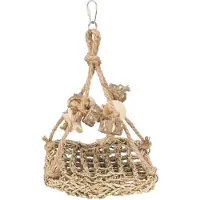 Trixie - Vogel Speelgoed - Schommel Zeegras - 19X19 cm