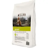 Van der Meer Millor Premium Geperst Voedsel voor Volwassen Honden, Sportvariant