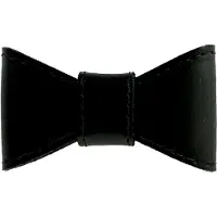 SAZZZ vlinderstrik glamper classic leer zwart