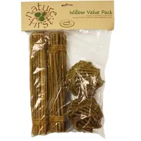 Happy pet wilgen value pack 2 sticks/2 ballen - 26x9x9 cm