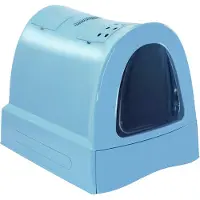 Imac kattenbak zuma met schuiflade Blauw 40x56x42,5 cm
