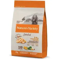 Nature's Variety 12 kg selected adult medium free range chicken hondenvoer