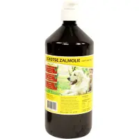 Utopia 1 ltr diertotaal zalmolie naturel met pompje