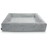 Bia bed rib hoes hondenmand grijs 85x70x15cm