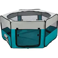 Trixie indoor knaagdierren turquoise/grijs - 150x65 cm
