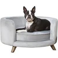 ENCHANTED PET Enchanted hondenmand sofa rosie grijs 68,5x68,5x35,5 cm