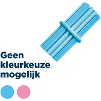 Kong puppy teething stick roze of lichtblauw assorti 12x5,5x5,5 cm
