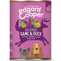 Edgard & Cooper 6x Blik Vers Vlees Hondenvoer Wild - Eend 400 gr
