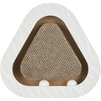 Trixie krabplank karton met 2 ballen - 36x36x5 cm - Speelgoed kat