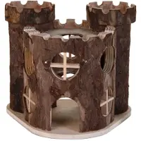 Trixie Nature - Knaagdier Speelgoed - Matti Speelkasteel - 17X15X12 cm