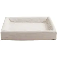 Bia bed rib hoes hondenmand zand 100x80x15cm