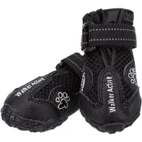 Trixie pootbescherming hond walker active zwart M 2 st